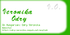 veronika odry business card